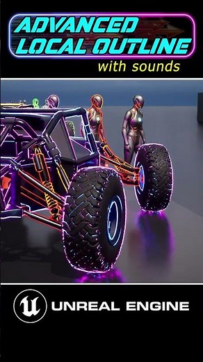 13 Advanced Local Outline Static Skeletal Mesh in Unreal Engine #niagara #ue5 #unrealengine.mp4