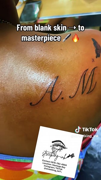 Butterfly Tattoo Transformation: From Blank Skin to Art