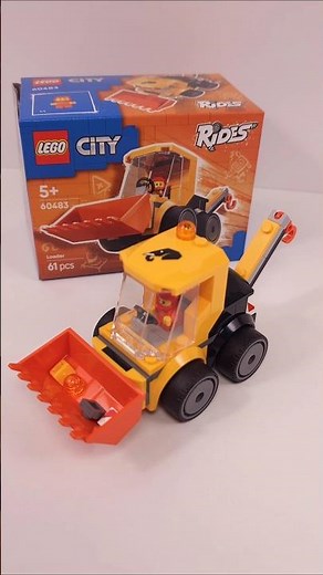 LEGO City Rides – Construction Loader (60483)[61 pcs] #shorts ‪@TopBrickBuilder‬