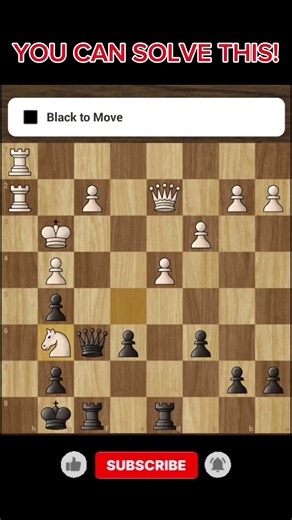 Are You A Grandmaster? Solve This! 🏆 #chessmaster #grandmaster #chessgame #checkmate #shorts