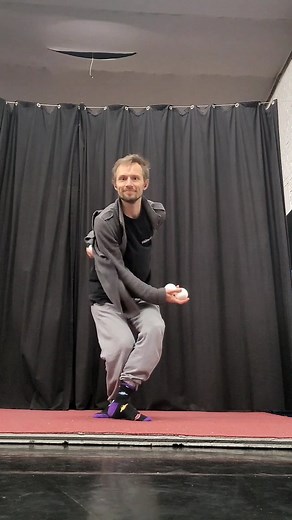 16K views · 30K reactions | Testing new juggling balls from @dbs4065 They are 5mm smaller and way lighter than mine, but working surprisingly good with my juggling style. It takes some time to get used to it, but you can definitely use it for both hand and foot juggling. | Stanislav Vysotskyi | Facebook