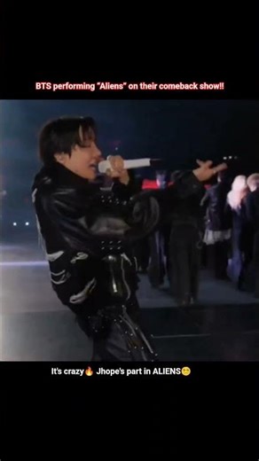 Jhope absolutely delivers on stage for ‘Aliens’😵‍💫 it's crazy🔥 #jhope #trending #btsconcert #shorts