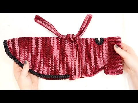 EASY Crochet Turtleneck Dog Sweater Tutorial | DIY | STEP BY STEP pattern | Last Minute Laura