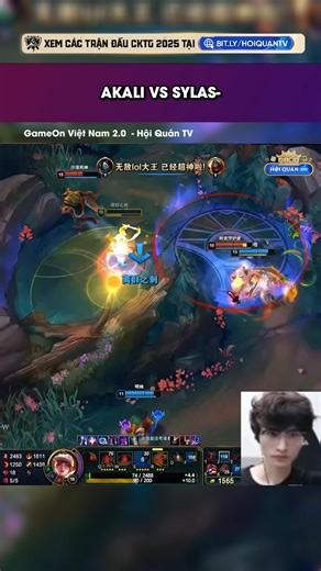 Akali vs Sylas #LMHT #lol #LiênMinh #gaming #game #highlights #highlight #memes #leagueoflegends | GameOn Việt Nam 2.0