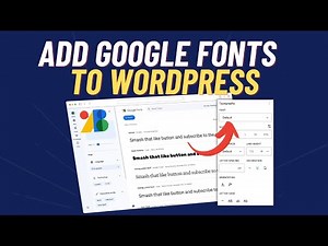 Adding Google Fonts to WordPress with Gutenberg 💡