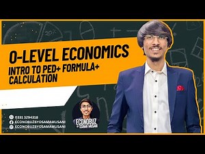 O Level Economics | Intro to Price Elasticity of Demand (PED) | Formula & Calculation Guide |