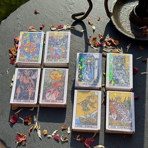 Holographic Tarot Matchbox Set: Witchy Ritual Altar Tools - Etsy