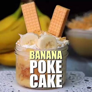 4.6K views · 37 reactions | This Banana Poke Cake Is More Than...