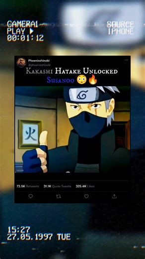 “Kakashi Hatake Unlocked Susanoo 😳🔥” || Naruto Shippuden