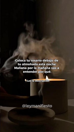 Coloca tu rosario debajo de tu almohada ✨🙌🏻 #manifestacion #abundancia #leydeatraccion #universo
