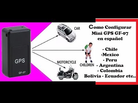 Como Configurar Mini GPS GF-07 en español