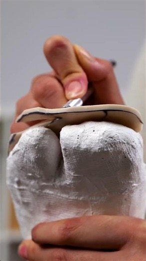 Wow! Incredible Plaster Bandage Shoe Art!