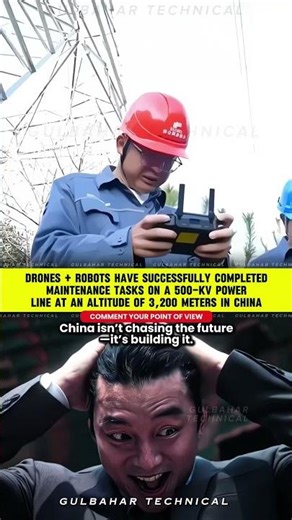 China's Tech Marvel | Drones Fixing Power Lines at Extreme Heights! | Unbelievable Robotics 🤯