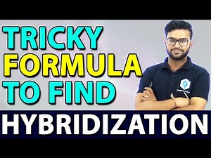Trick to Find Hybridization of any compound | Chemical Bonding