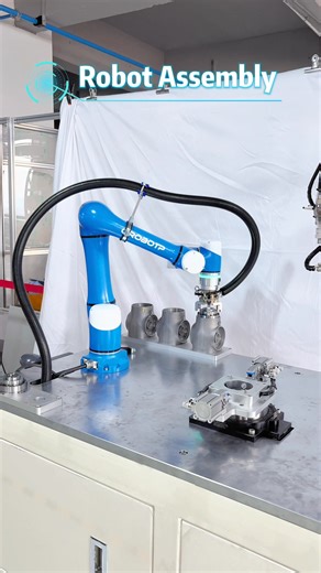 CRP Collaborative Assembly and Tightening System Upgraded and Launched! 🚀 Suitable for automotive, electronics, machinery, medical, and other industries. 📦 Solution Configuration: - CRP-RC09-05 Robot CRP-RC13-10 Robot - Tightening Tool End Gripping Tool End Assembly Fixture ⚙️ Applicable Specifications: Load Capacity 5-10kg｜M3-M6 Screws｜Torque 3.0-18.0kgf.cm Repeatability ±5% 🔥 Four Key Technical Highlights: 1️⃣ 30% Faster Programming｜325g Lighter Weight｜Independent System, 25-meter Cable Ext