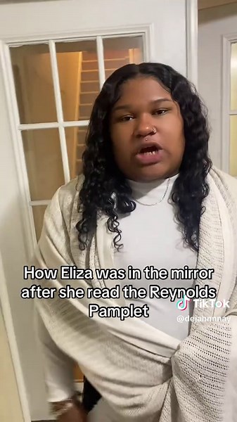 Eliza's Reaction to the Reynolds Pamphlet in Hamilton
