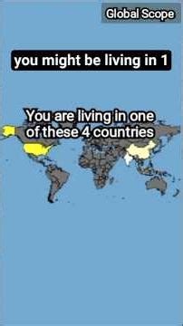 4 countries that accounts for the world's total population #geography