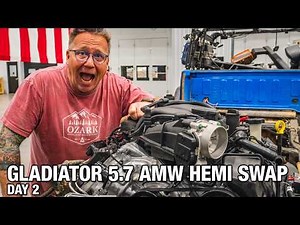 Jeep Gladiator 5.7 AMW Hemi Swap - Day 2