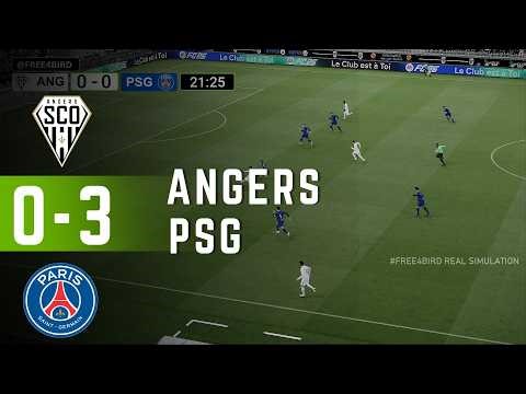 Angers vs Paris Saint-Germain 0-3 | Ligue 1 2026 | Simulation