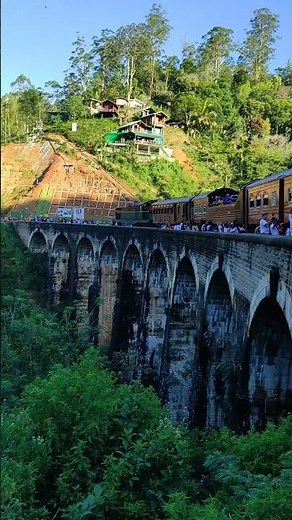 ✨ Nine Arches Bridge – Sri Lanka’s Most Scenic Train Journey! 🚂🌿