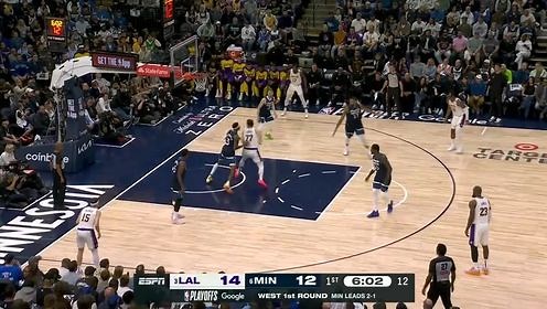 NBA全场集锦_NBA季后赛：湖人113-116森林狼G4_【回放】NBA季后赛：湖人vs森林狼G4第1节中文解说回放_高清1080P在线观看平台_腾讯视频