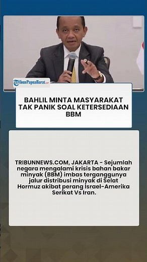 BAHLIL ASKS THE PUBLIC NOT TO PANIC ABOUT FUEL AVAILABILITY