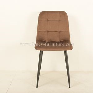 Factory Direct Wholesale Kitchen Resturtant Velvet Modern Dining Chair