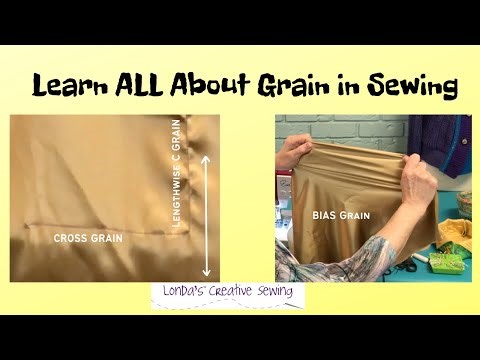 Learn All About Fabric GRAIN in Sewing