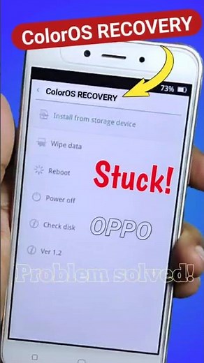 ✅ oppo recovery mode problem solution | oppo stuck on recovery mode #Coloros #recovery #shorts