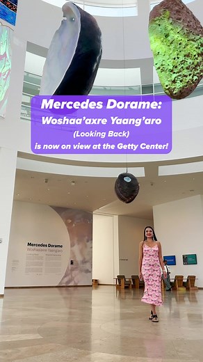 An indigenous woman artist at the Getty Center!