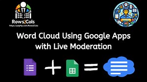 Word Cloud Using Google Apps With Moderation