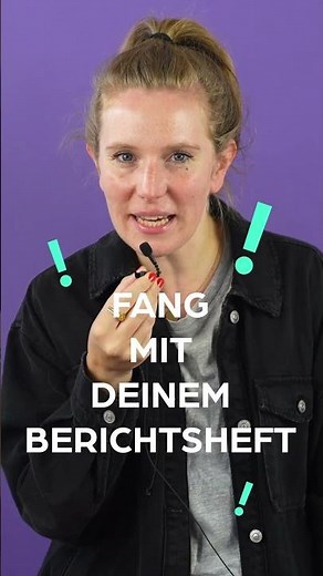⚠️ FANG DEIN BERICHTSHEFT AN. ⚠️