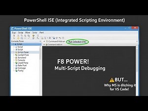 PowerShell ISE Full Demo & Tutorial: Features, Tips, and Why You Should Switch to Visual Studio Code