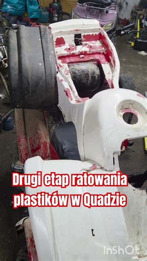 We repair ATV plastics. Stage two. #atv #quad #4wheeler #offroad #110cc #125cc #fix #support