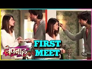 Jennifer Winget aka Zoya And Harshad Chopra aka Aditya's FIRST MEET On Bepannah Sets
