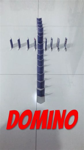 Epic Card Domino – Cross the Line Design | Relaxing ASMR Topple #asmrgaming