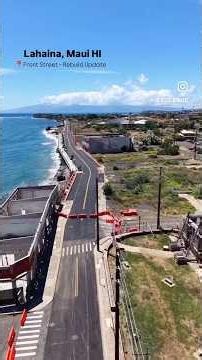 Lahaina Maui HI - the First Business Starts Construction on Front Street !!! #lahaina #maui #hawaii