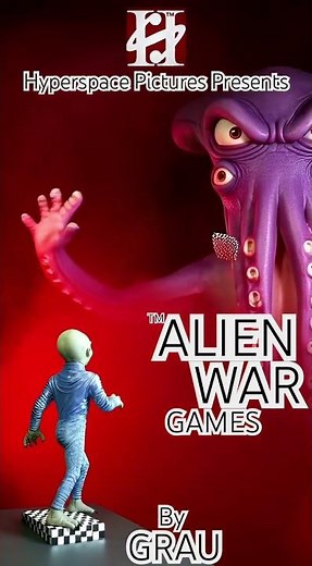 ALIEN WAR GAMES™️©️2026 by Joseph Grau. #josephgrau #hyperspacepictures