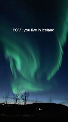 Imagine Seeing This Every Night in Iceland… 😍🌌 #shorts #travel #fyp