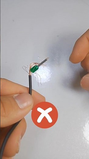 How to place crimp terminals correctly?#electrical #tutorial