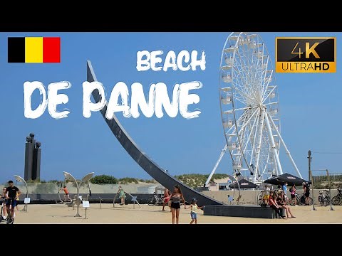 DE PANNE | BELGIUM Walking Tour 4k60fps مدينة دي بان - بلجيكا 2021