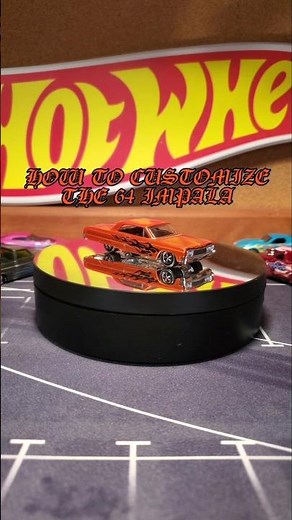 How To Customize The 64 Impala #hotwheels #custom #diecast #shorts #impala #chevy