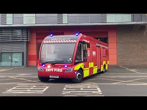 *MOBILISE - CU8* LFB Mitcham Command Unit Turnout to Chemical Incident (New)