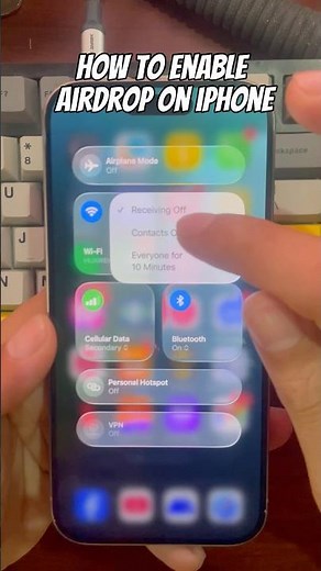 How To Enable AirDrop On iPhone (No Long Intro)