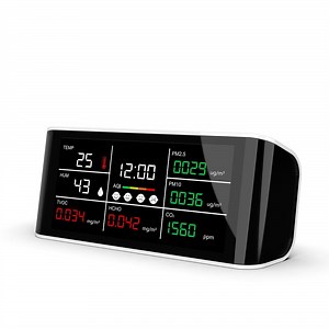 [Hot Item] Multi-Function CO2 Meter Pm2.5 Air Quality Detector Infrared Instrument Thermohygrometer Carbon Dioxide Monitors