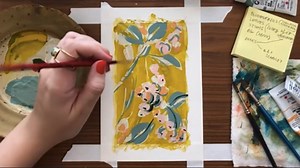 Live Encore: Paint Abstract Botanicals with Acrylic Gouache | Dylan Mierzwinski | Skillshare