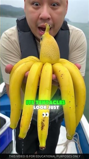 🍌🐙 Amazing Banana Octopus Catch #funny