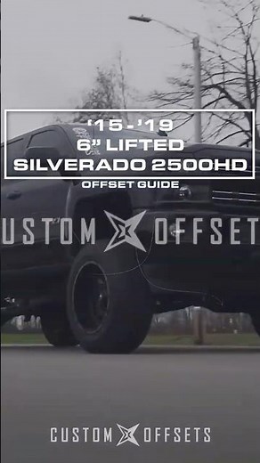 2015-2019 Silverado 2500 - 6" OFFSET VIDEO GUIDE FROM CUSTOM OFFSETS