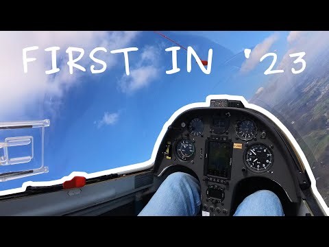 FIRST Crosscountry Flight in 2023 | 480km Duo Discus | How to fly faster | Sierra Sierra Soaring