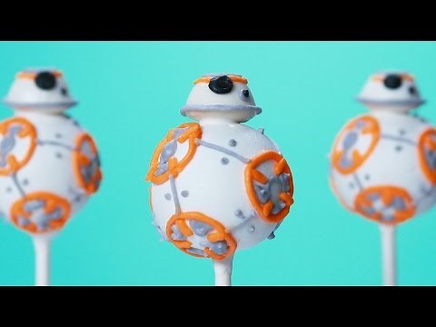BB-8 CAKE POPS - NERDY NUMMIES - STAR WARS